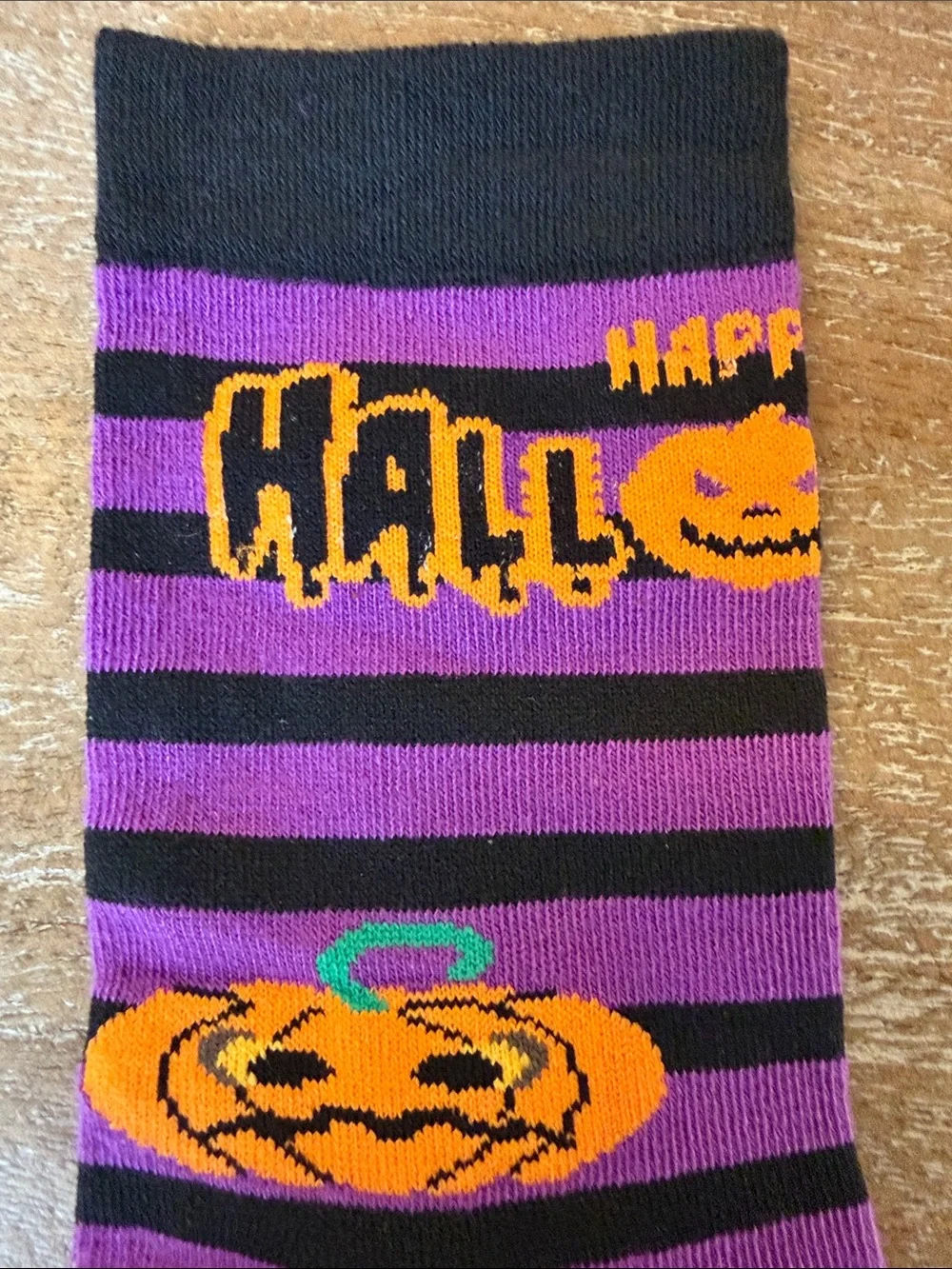 Happy Halloween Jack O’Lantern Crew Socks